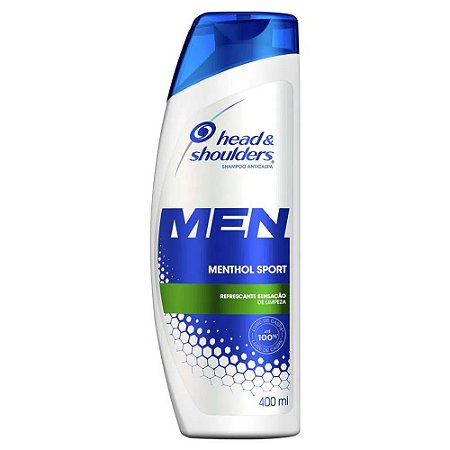 Shampoo De Cuidados Com A Raíz Head & Shoulders Men Menthol Sport 400ml
