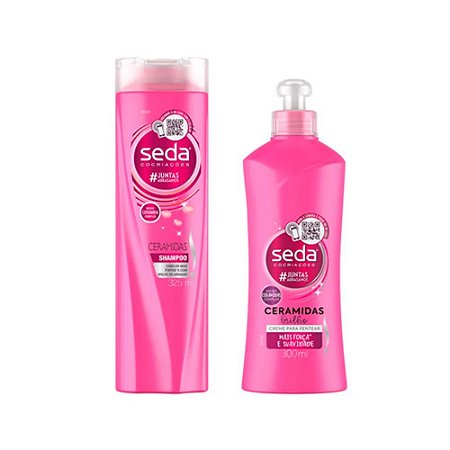 Kit Seda S.O.S Ceramidas Shampoo 325ml + Creme para Pentear 300ml