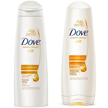 Kit Dove Óleo Nutrição Shampoo 400ml + Condicionador 400ml