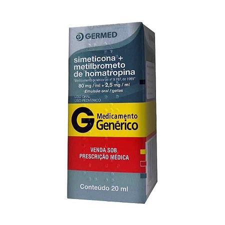 Simeticona+Metilbrometo de Homatropina Gotas 20ml Germed Genérico