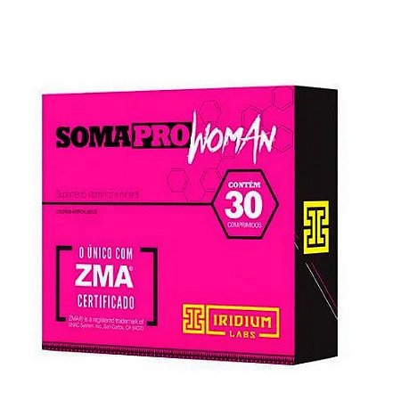 Soma Pro Iridium Labs ZMA Womam 30 Comprimidos