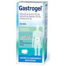 Gastrogel 20 Comprimidos Mastigáveis