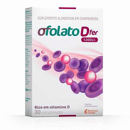 Ofolato + Ferro 30 Comprimidos - Farmabit