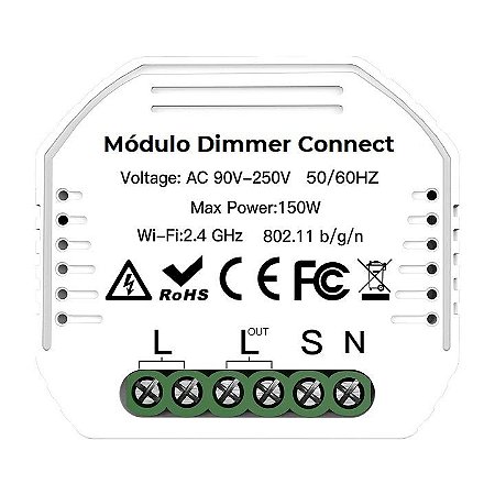 Módulo Dimmer Connect - 1 ou 2 canais
