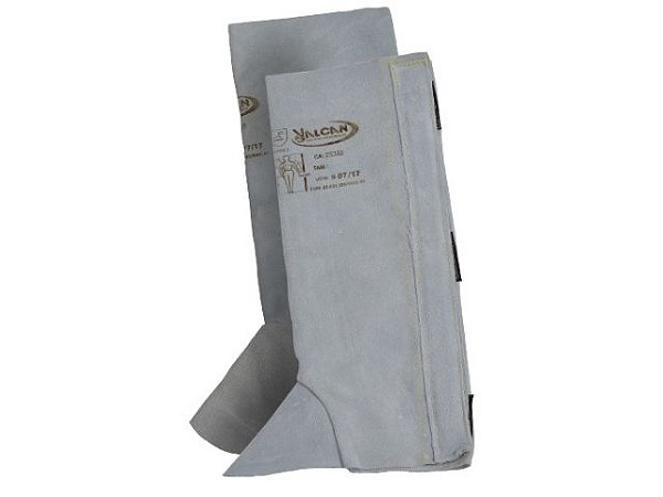 Perneira Raspa Cinza com velcro VALCAN CA 25388