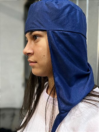 Touca PV Azul Royal sem aba Árabe KELU