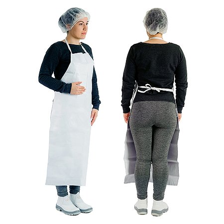 Avental reuso Napa (PVC) forrado  Prevemax CA 40610 - 120x70cm