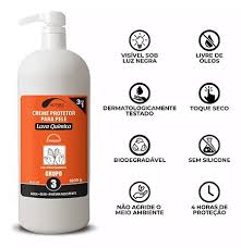 Creme Protetor Luva Química  Nutriex Grupo 3 - 1 Litro Ca 43802