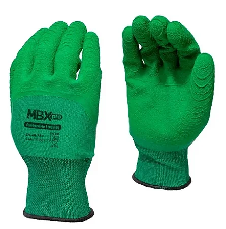 Luva Rubbergrip MBX Medix  para COLETA  em Látex para Proteção Contra Riscos Mecânicos Resistente à Corte e Abrasão CA 4