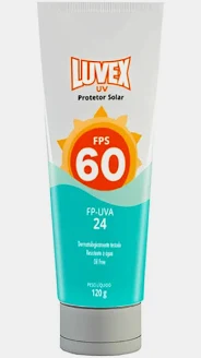 Protetor Solar FPS 60 LUVEX  120ML