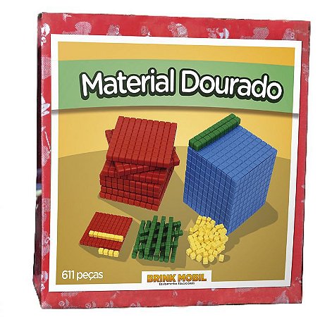 Material Dourado - 611 peças - Brinquedos Educativos e Pedagógicos