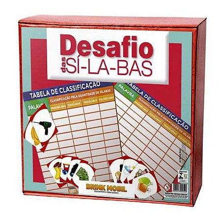 Jogo Educativo Desafio das Sílabas em MDF - STEM Toys - Brinquedos  Educativos e STEAM