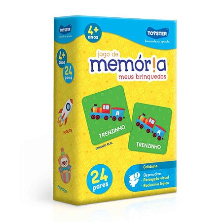 Jogo Educativo da Memória de Alfabetização em MDF - STEM Toys - Brinquedos  Educativos e STEAM