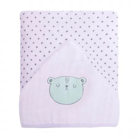 Toalhão de Banho soft Premium Bordada Com Capuz 105x85cm 0927 - Papi