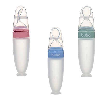 Colher Dosadora em Silicone c/ Ventosa - Buba