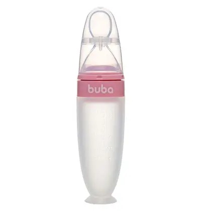 Colher dosadora em silicone com ventosa - Buba
