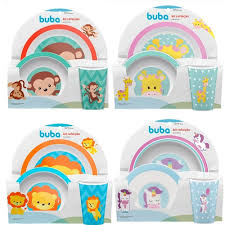 Kit Refeição Animal Fun 1073 - Buba