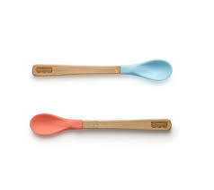 Colher De Treinamento Bam boo 17cm Cabo Longo - Fisher Price