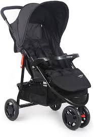 Carrinho Para Bebe Delta Até 15Kg 0165 Preto - Voyage