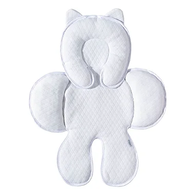 Capa Anatômica Bebê Conforto e Carrinho Matelado M008 Branco - Batistela Baby