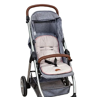 Capa De Carrinho Em Linho L002 - Batistela Baby