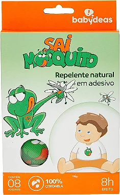 Repelente Adesivo De Citronela Sai Mosquito 2608 - Babydeas