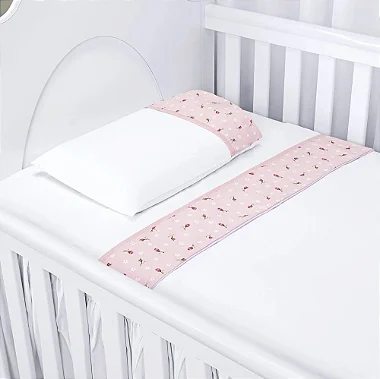 Jogo 3 peças de Lençol para Berço Estampado C007 - Batistela Baby