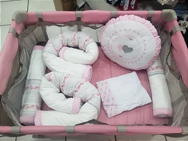 Kit Berço Monte Soriano 8 Peças Compose Jardim 2037 - Balu Baby