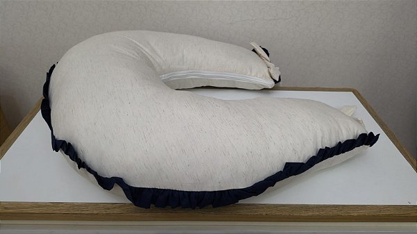 Almofada de Amamentar Linho 2021 - Mariana Baby