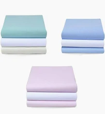 Cueiro Flanelado Liso 100% Alg. 80 x 50cm 3 Unid. 4151 - Karinho Papi