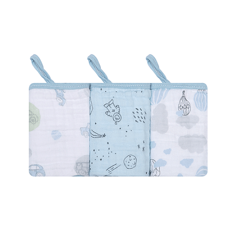 Paninho de Boca Soft Com Prendedor de Chupeta 40x40cm 3406 - Papi