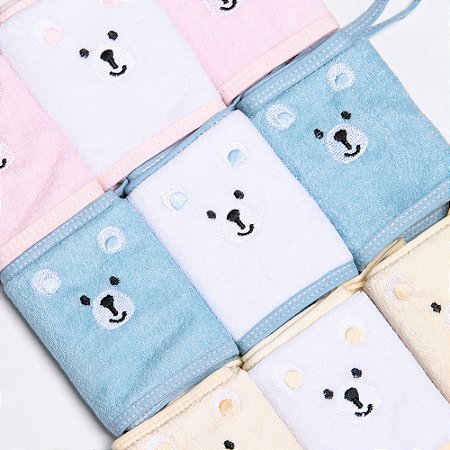 Paninho de Boca Bord. C/ Prendedor de Chupeta 30 x 30cm 3 un. 3803 - Karinho Papi