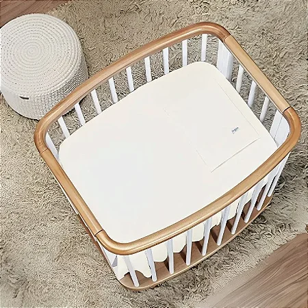 Jogo de Lençol Para Mini Berço 100% Alg. 3 pçs D055 - Batistela Baby