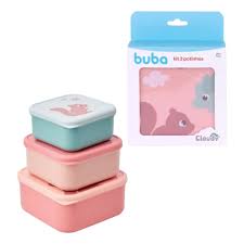 Kit 3 potinhos cloudy - Buba