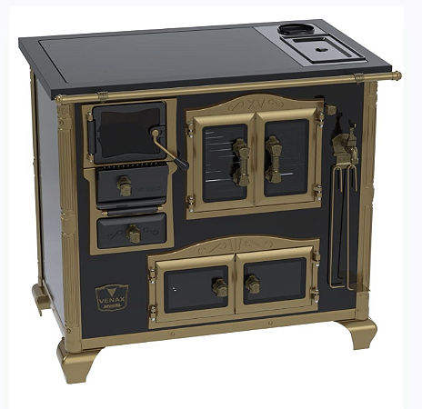 Fogao a Lenha N 2 Imperador Vitreo Premium Com Caldeira