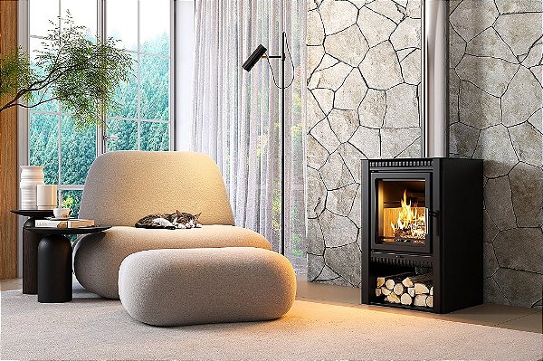 Calefator de Dupla Combustão Zurique Z275GF Grafite