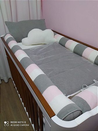 kit Berço Listra - 7 peças