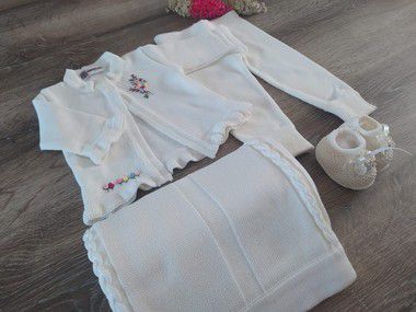 Saida Maternidade Flor com Bordado