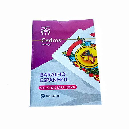 Jogos Cartas Baralho Espanhol Truco folhas Papel 40 Folhas no Shoptime