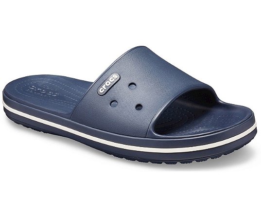 Chinelo Crocs Crocband™ III Slide Navy/White