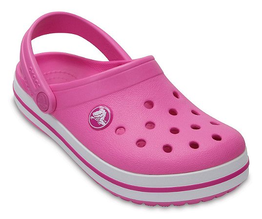 Sandália Crocs Infantil Crocband™ Clog - Party Pink