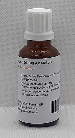 EXTRATO GLICÓLICO DE UXI AMARELO - 40mL Produto Botânico com certificado de análise