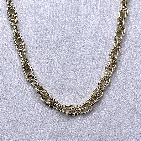 Colar choker Elinhos Semijoia Ouro