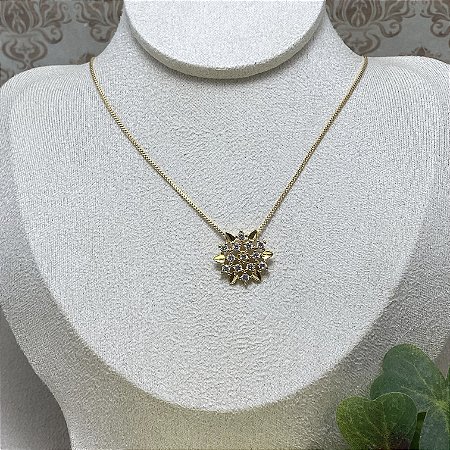 Colar Monet Semijoia Ouro