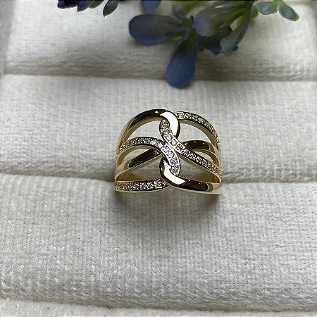 Anel Carla Semijoia Ouro