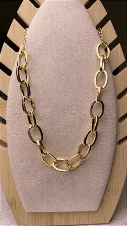 Colar Choker Gabi Semijoia Ouro