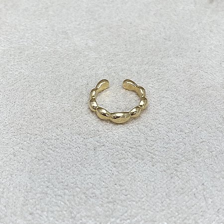 Brinco Falso Piercing Lorena Semijoia Ouro