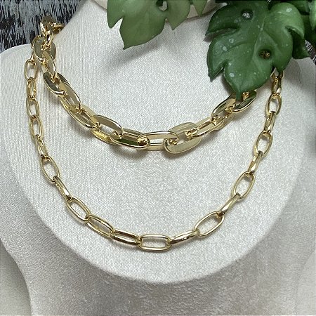 Colar Monique Semijoia Ouro