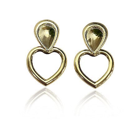 Brinco Marcela Semijoia Ouro