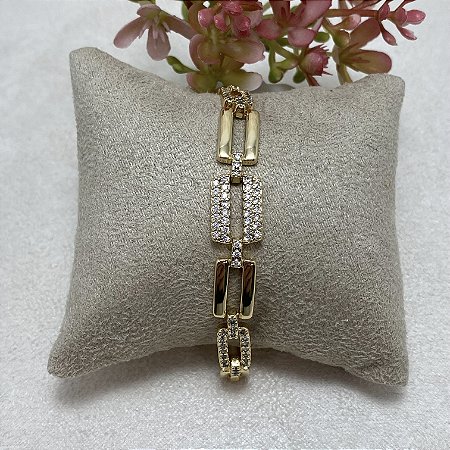 Pulseira Eleonor Semijoia Ouro